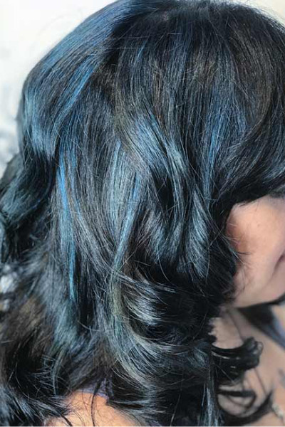 How To Get Peekaboo Blue Hair
